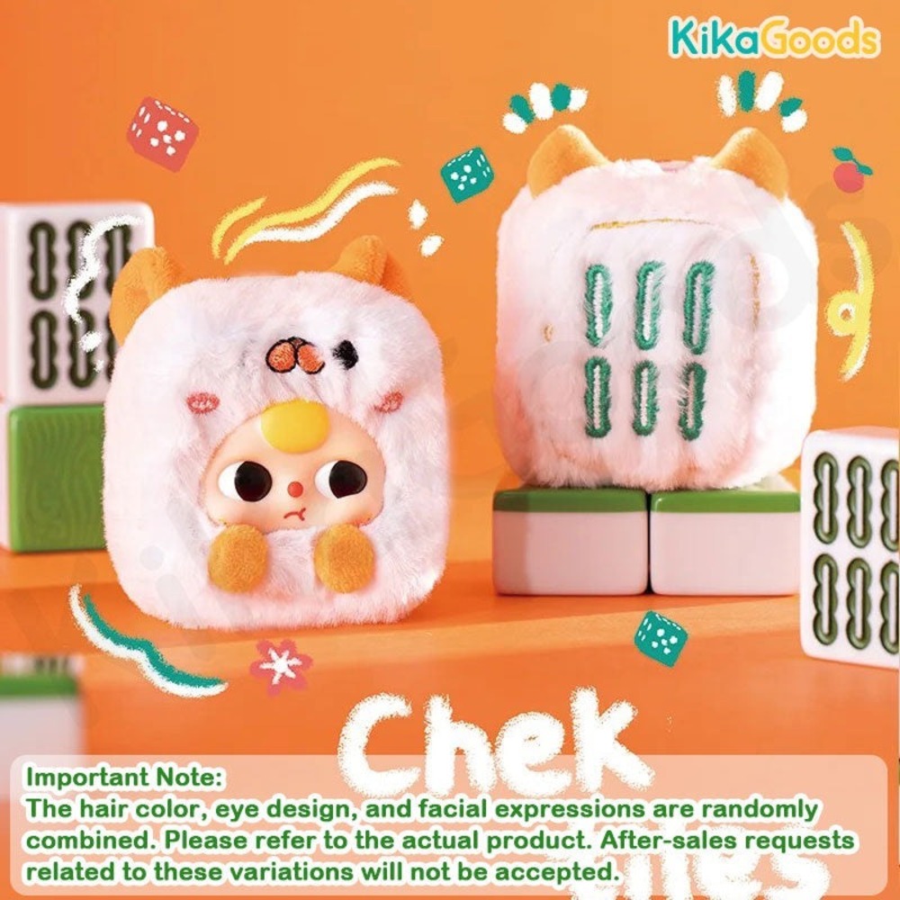 Baby Three Little Mahjong Series Plush Blind Box – Sealed Mystery Collectible - Picture 6 of 16